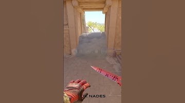 Fake smoke into B main from CT on Anubis💨 #csgo #cs2