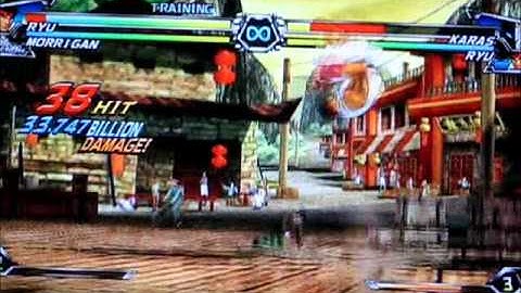 Tatsunoko vs Capcom ryu combo