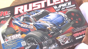 The NEW TRAXXAS Rustler VXL with TSM system - Unboxing and First Run