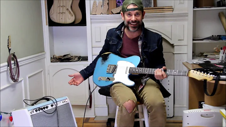 Ford Thurston, his Mario Guitars Heavy Relic T-Sty...