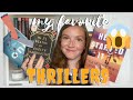 My favorite THRILLER BOOKS // recommendations for beginners & seasoned plot twist junkies