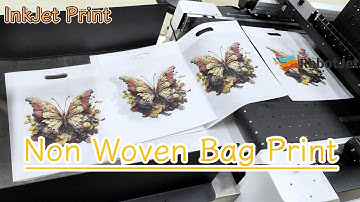 How to print customized patterns on non-woven bags with robotjet single-pass digital printer!
