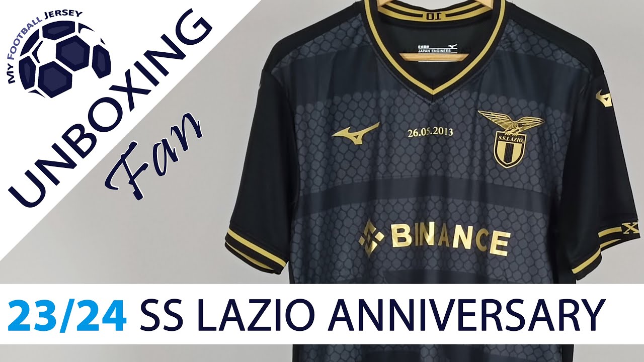 SS Lazio Anniversary Black Jersey 23/24 (Kitgg) Fan Version