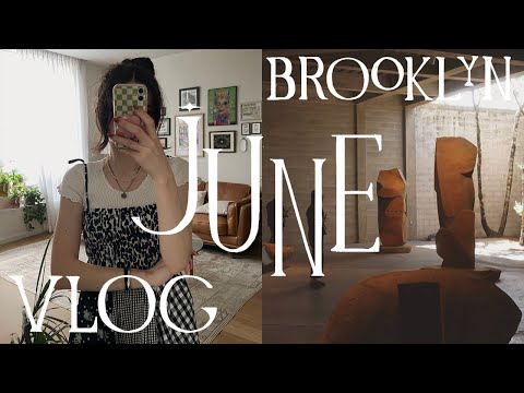 a few days in my life in brooklyn 🗽 noguchi museum, mac unboxing, reading, making tea, shopping vlog