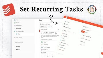 How to create recurring tasks in Todoist (Simple Schedule)