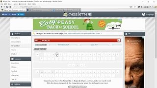 How to use Messletters Stripes