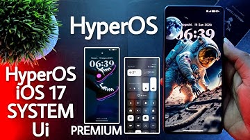 HyperOS + iOS 17 Style New System Ui Theme For Any Xiaomi Devices | iOS Control centre | #hyperos