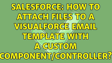 Salesforce: How to attach files to a Visualforce Email Template with a custom component/controller?