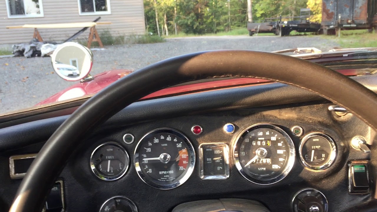 1974 MG MGB test drive