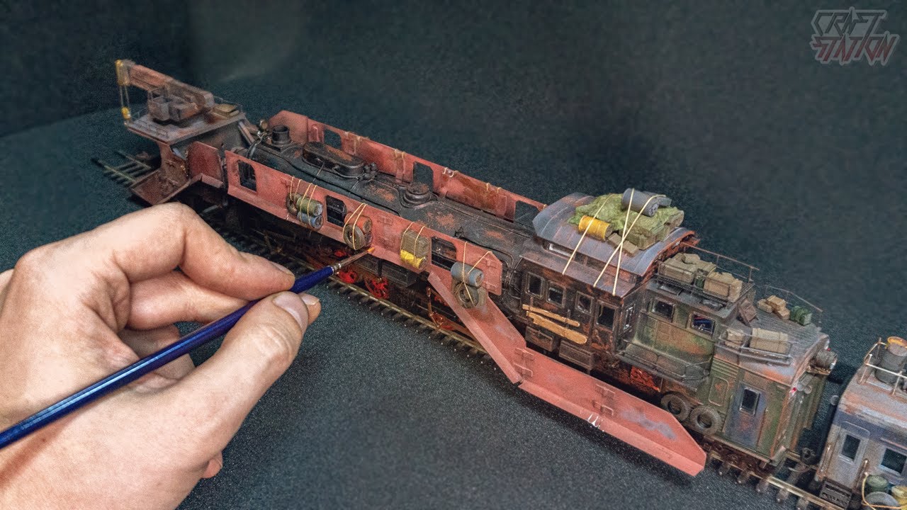 How to make working post apocaliptic train from Metro Exodus 1\87 HO