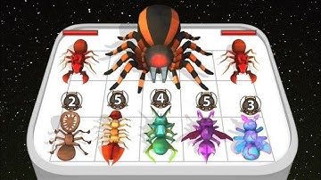 Spider Run Merge Master - Android iOS New Gameplay