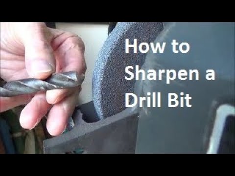 Sharpening Twist Drill Bits / Affûter les forets de perçage  Atelier du  Bricoleur (menuiserie)…..…… Woodworking Hobbyist's Workshop