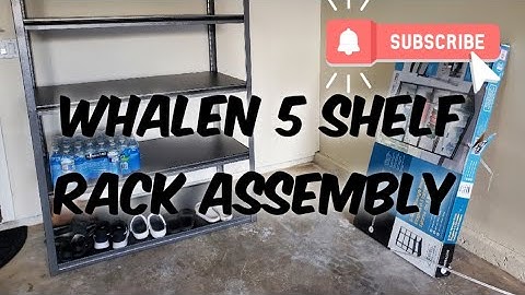 How to: Assemble a Whalen 5 Shelf Rack