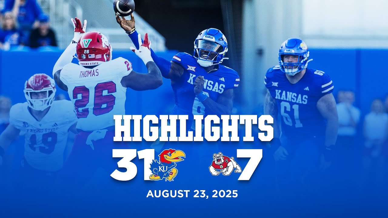 Kansas Football vs. Fresno State Highlights