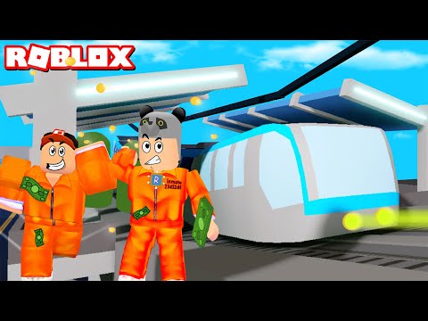 Tren Soygunu Yapıyoruz!! Zengin Olduk - Panda ile Roblox Mad City