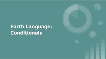 Forth Programming Language: Conditionals
