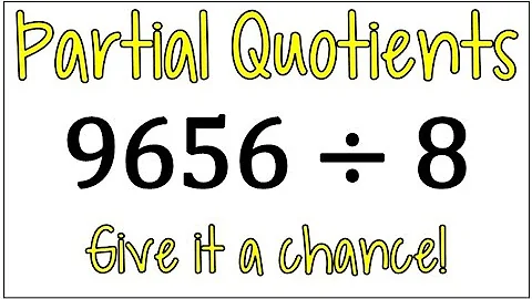 How to Divide Using Partial Quotients | 4th Grade Math Help