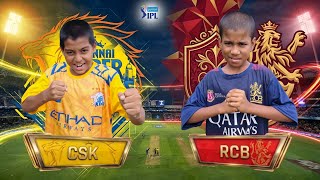 Junior IPL CSK vs RCB 1 Match 🔥 Kon Jitega ? #cskvsrcb 