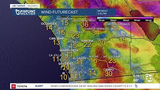 ABC 10News Pinpoint Weather for Mon. Oct. 26, 2020