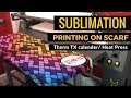 Digital Scarf Printing - ThermTX Calendar Heat Press