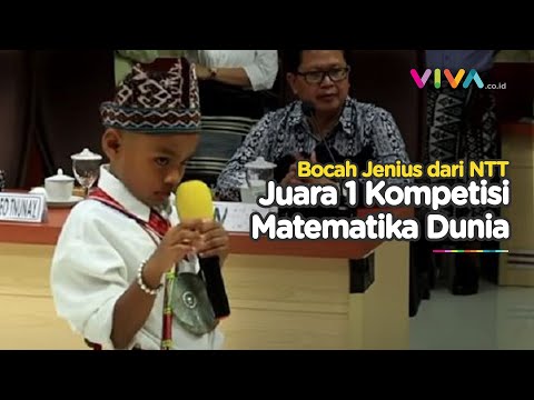 BANGGA! Bocah Kelas 2 SD Juara 1 Matematika Dunia