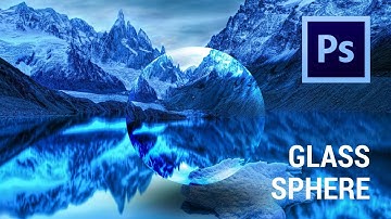 Photoshop Tutorial: Surreal Glass Sphere Floating Within a Landscape