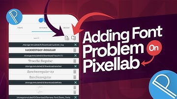 Pixellab App Font Add Problem SOLVED! || 2023 DETAILED GUIDE
