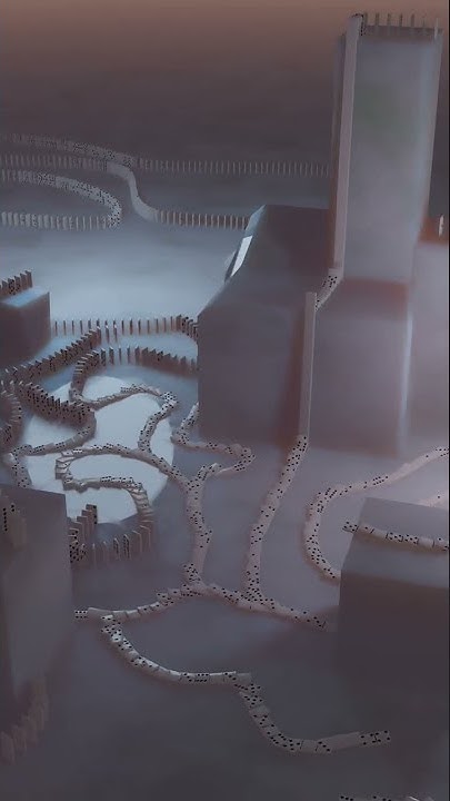 Domino track (Blender geometry nodes) - YouTube