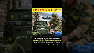 NEW SHORT VIDEO DRDO MADE CONVERTOR  SEAWATER CONVERT TO DRINING WATER  #indian #indianarmy