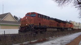 HiDef: Crazy Lashups on CSX's Mohawk Sub, 3-8-14.