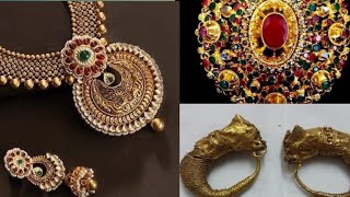 مجوهرات من الذهب القديم تجنن العقل من جمالها . Gold and silver hand made .very beautiful