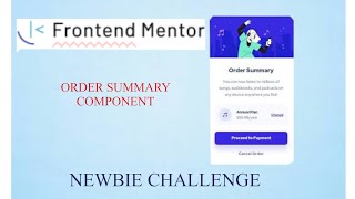 Order Summary Component , Frontend Mentor Challenge