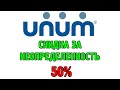 Unum Group (UNM) - скидка за страхи инвесторов 50% к котировкам