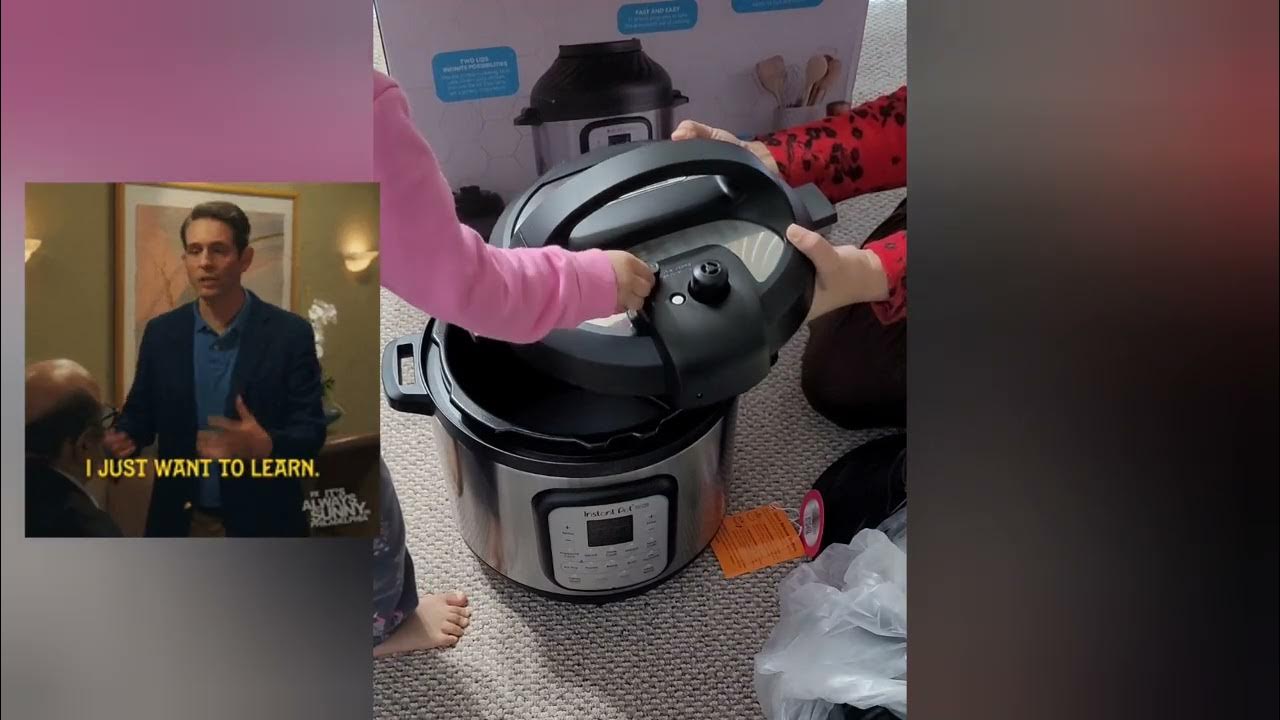 Instant Pot 11 in 1 duo crisp and Air Fryer Unboxing. babytalk unboxing video. YouTube