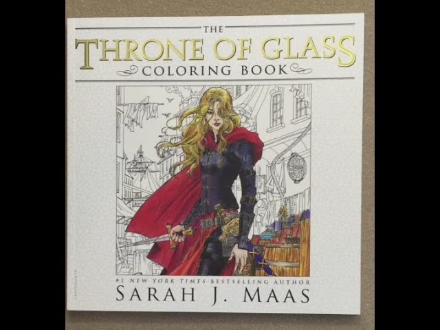 A COURT OF THORNS AND ROSES : COLOURING BOOK : FEYRE AND RHYSAND 