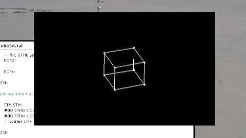 Uxn - Rotating Cube
