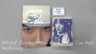 WENDY The 2nd Mini Album [Wish You Hell] Unboxing !