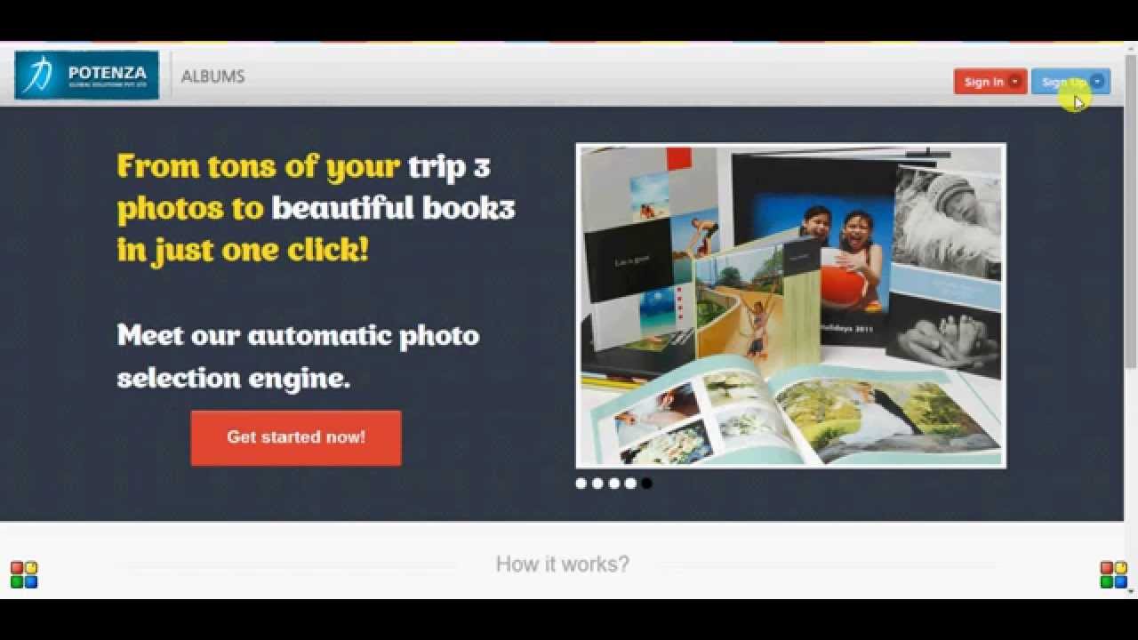 Design your own photo book sign up 1 youtube