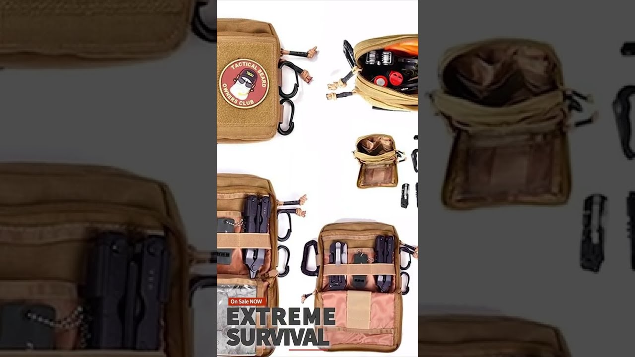 Military Tactical Gear Utility Map Admin Pouch Outdoor EDC Tool Molle Bag Organizer Waist Pack