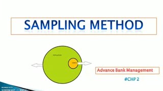 Sampling Method | CAIIB | Advance Bank Management - Chapter 2