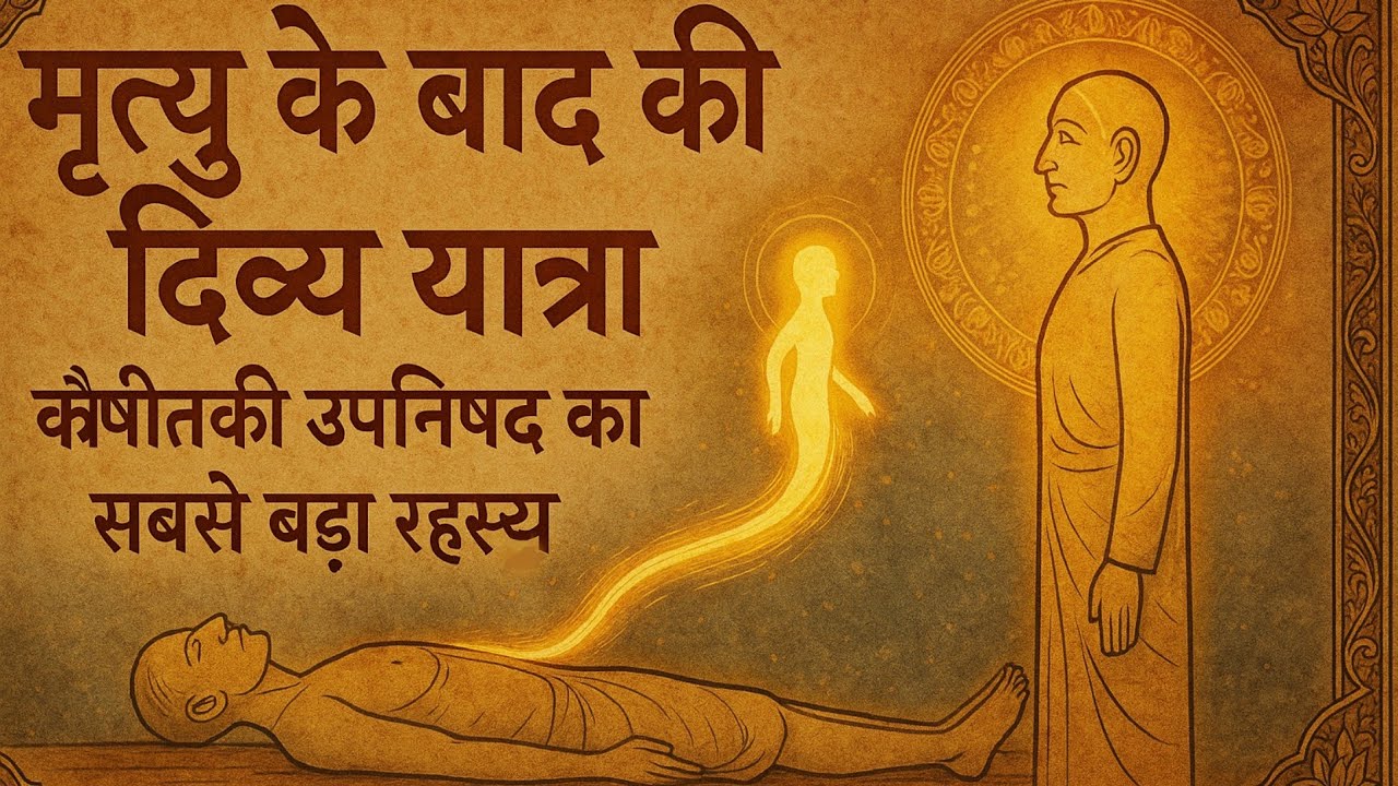 मृत्यु के बाद की दिव्य यात्रा — कौषीतकी उपनिषद का सबसे बड़ा रहस्य | प्रकाश मार्ग और ब्रह्मलोक