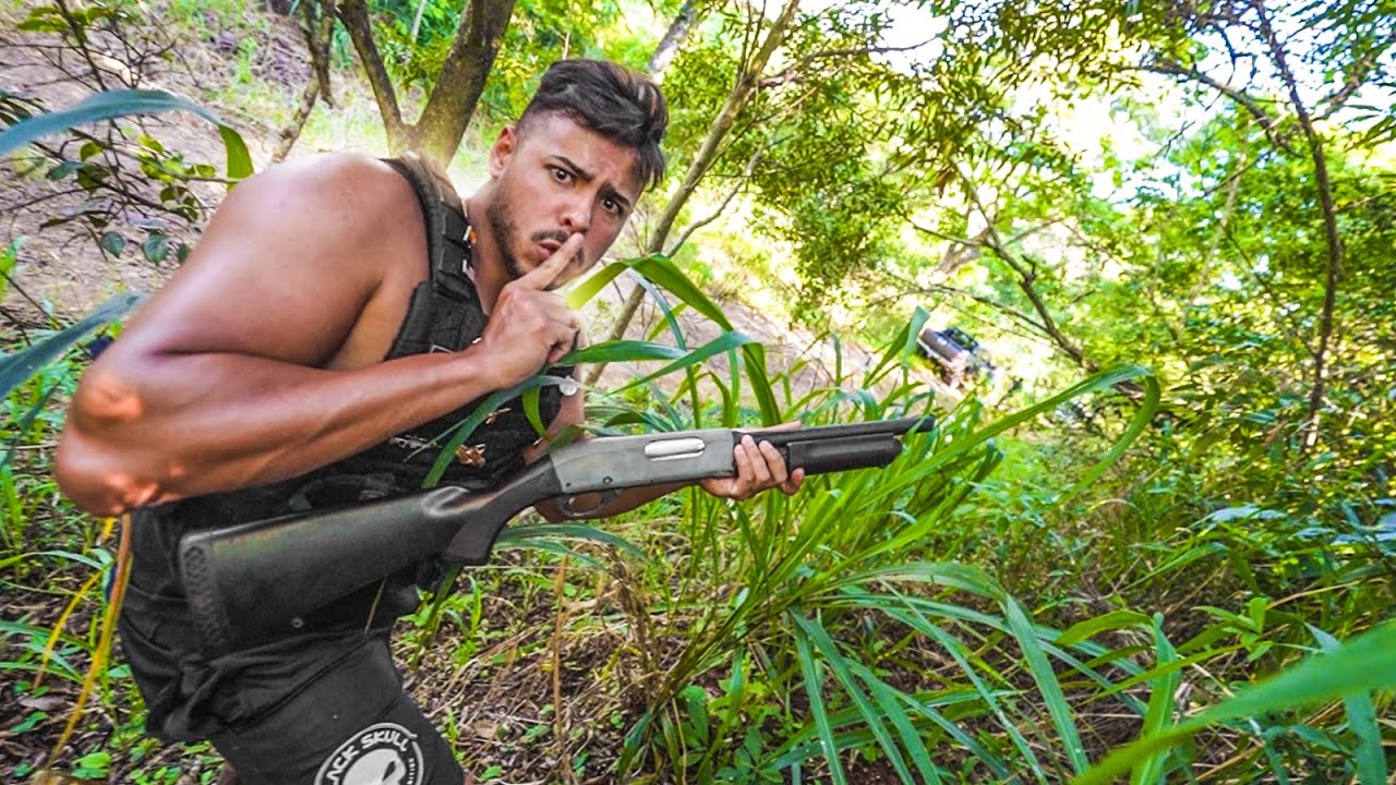 FIZ UMA EMBOSCADA PARA PEGAR O CHEFE DOS LADROES DO CONTEINER