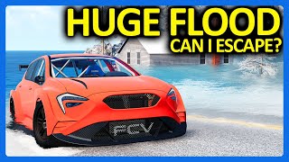 Can I Escape a New HUGE Flood in BeamNG Drive?!?