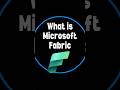 What is Microsoft Fabric #powerbi #dataanalytics #businessintelligence #microsoftfabric