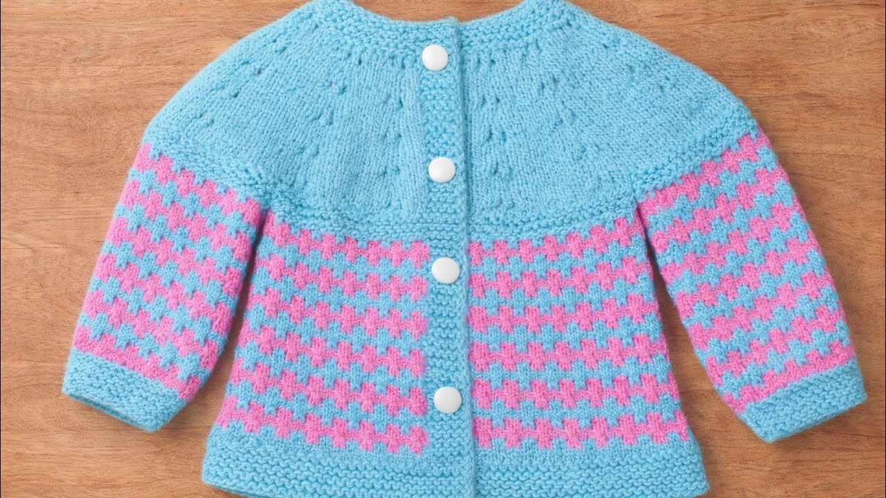 baby sweater knitting pattern for 0-6 months old
