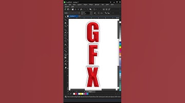 Simple Bevel Name of GFX on Corel Draw 2025