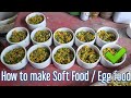 Preparing soft food for my birds (sample recipe)