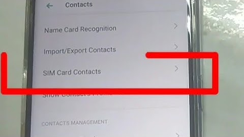 Oppo A5 | OPPO NEW MODELS | SIM CARD CONTACTS IMPORT TO PHONE | EXPORT | BY MNR TECH |