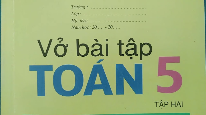 Giải bài tập toán lớp 5 tập 2 trang 131 năm 2024