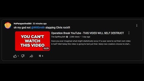 Operation Break YouTube - THIS VIDEO WILL not SELF DESTRUCT (By The Spiffing Brit)